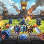 Clash Royale 2025 meta battle with diverse cards and evolving strategies