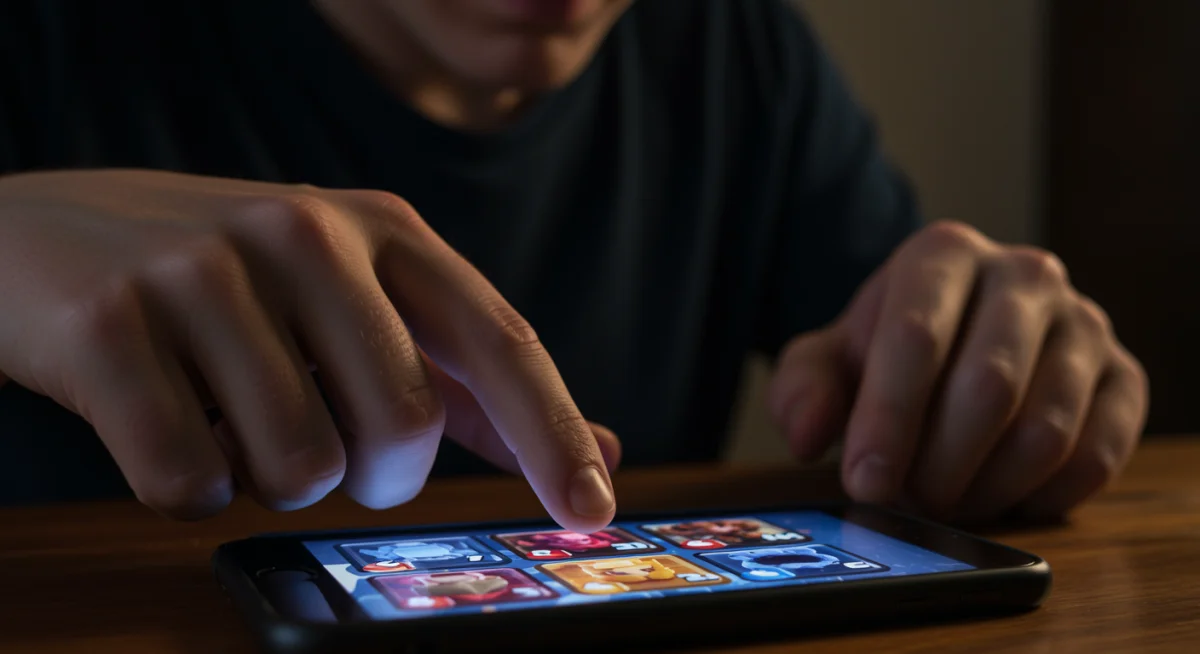 Player's hand deploying a card in Clash Royale, with a focus on the elixir bar and strategic card choice.
