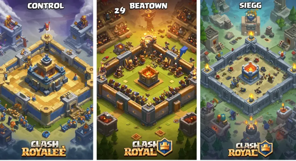 Clash Royale Deck Archetypes: Control, Beatdown, Siege Explained