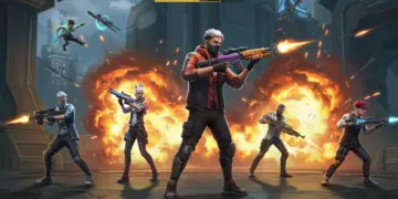 Dynamic Free Fire characters in battle, showcasing powerful ability combinations