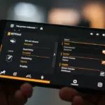 Free Fire game settings interface on a smartphone screen, displaying optimization options.