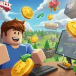 Roblox developer successfully creating a game and earning Robux