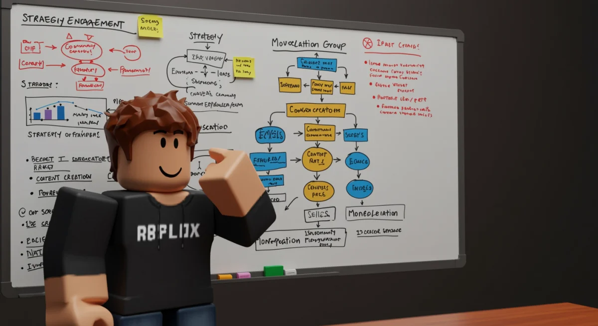 Roblox avatar planning group engagement and monetization
