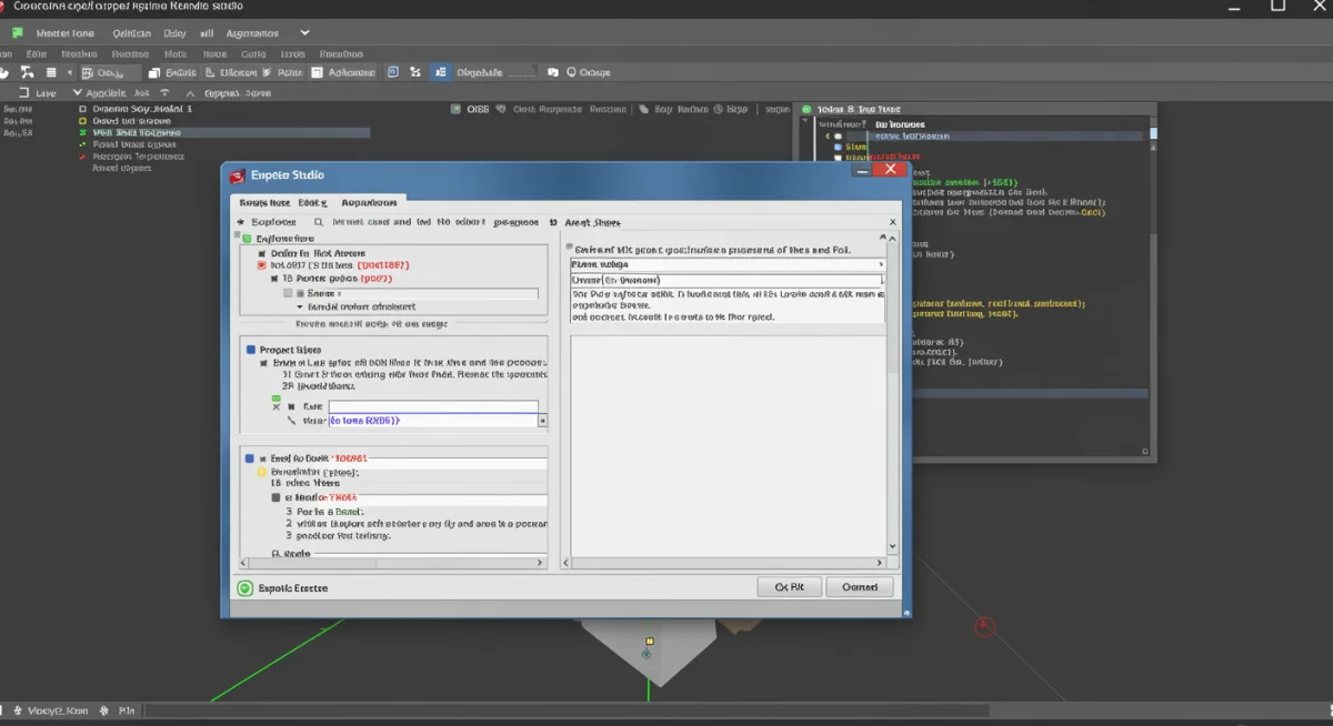 Roblox Studio interface showing Explorer, Properties, and script editor